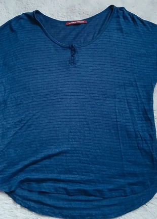 Tee-shirt bleu marine en lin - Comptoir des cotonniers taille L, marke: Comptoir des Cotonniers, zustand: Sehr gut, größe: L / 40 / 12, 7,00 €, 8,05 € inklusive Vinted-Käuferschutz