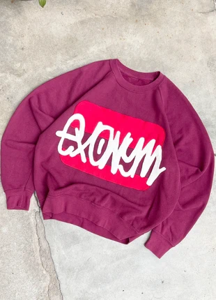 Crewneck sweat shirt vintage custom upcycled reworked design Exonym graffiti tag style street skate, marca: Vintage Dressing, estado: Nuevo sin etiquetas, tamaño: M, 39,99 €, 42,69 € Protección al comprador incluida