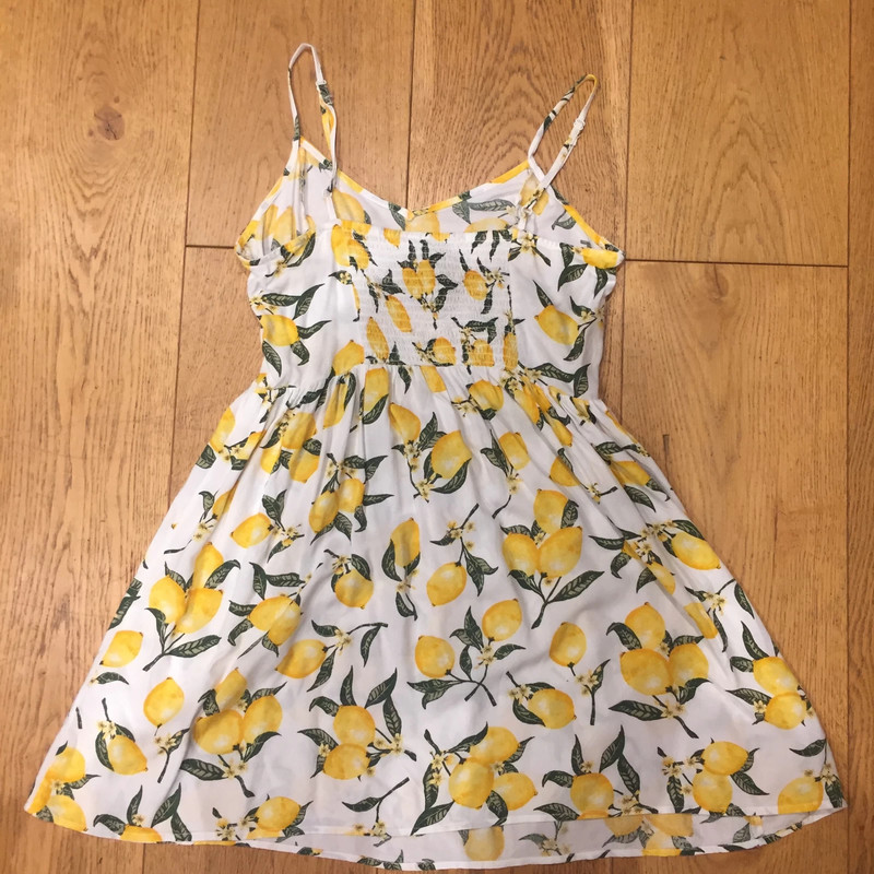 Hm hot sale lemon dress