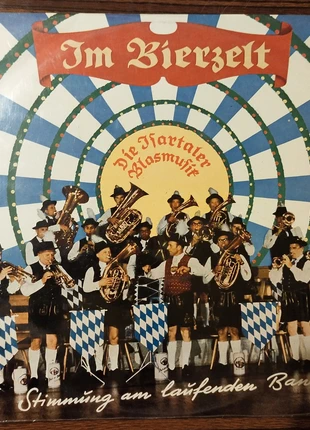 disco vinyl 33 giri Die Isartaler Blasmusik – Im Bierzelt - Stimmung Am Laufenden Band!, état: Bon état, 15,00 €, 16,45 € Protection acheteurs incluse