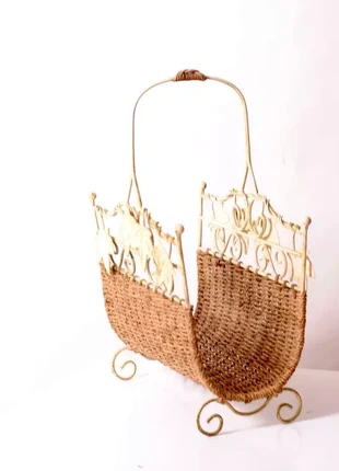 porte revue, wicker France bohème, marke: Vintage Love, zustand: Gut, 35,00 €, 37,45 € inklusive Vinted-Käuferschutz