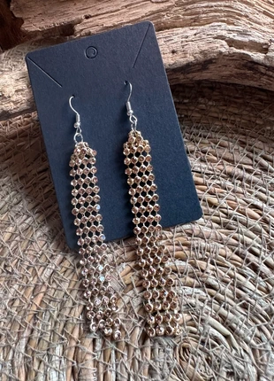 Retro oorbellen / matjes lang / goud / najaarscollectie, brand: Boheme, condizioni: Nuovo senza cartellino, €3.99, €4.89 include la Protezione acquisti