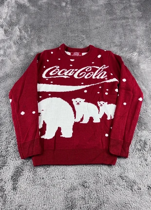 Pull de Noël Ours Coca-Cola x Pull&Bear Rouge Taille XS, merk: Coca-Cola, staat: Heel goed, maat: XS, € 25,00, € 26,95 inclusief Kopersbescherming Pro