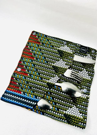 Pochette range couverts , marque: le boudoir ethnique, état: Neuf avec étiquette, 10,00 €, 11,20 € Protection acheteurs (Pro) incluse