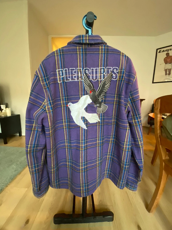 Pleasures purple wool flannel 1