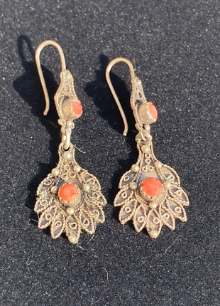 Boucles d’oreilles anciennes en argent et Corail, marke: ancien, zustand: Gut, 48,00 €, 51,10 € inklusive Vinted-Käuferschutz