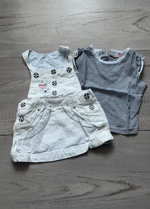 Robe salopette+le haut 6 mois, marque: Tom et Kiddy, état: Bon état, taille: 3-6 mois / 62 cm, 3,00 €, 3,85 € Protection acheteurs incluse