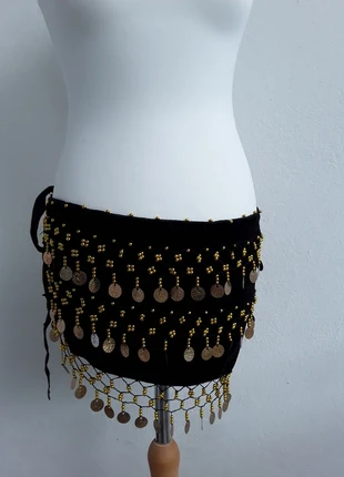 Damen Bauchtanz-Hüfttuch, Wickel-Outfit für Bauchtanz, merk: unbekannt, staat: Heel goed, maat: Universele maat, € 10,00, € 11,20 inclusief Kopersbescherming