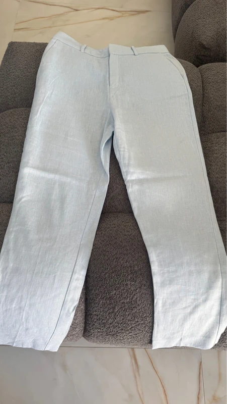 Pantalon lin MANGO