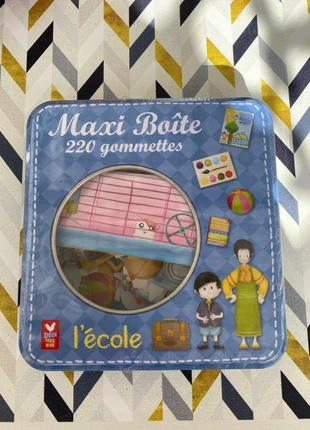 Boîte neuve 220 gommettes theme école, brand: Deux coqs d'or, condition: New without tags, size: 24-36 months / 92 cm, €6.00, €7.00 includes Buyer Protection
