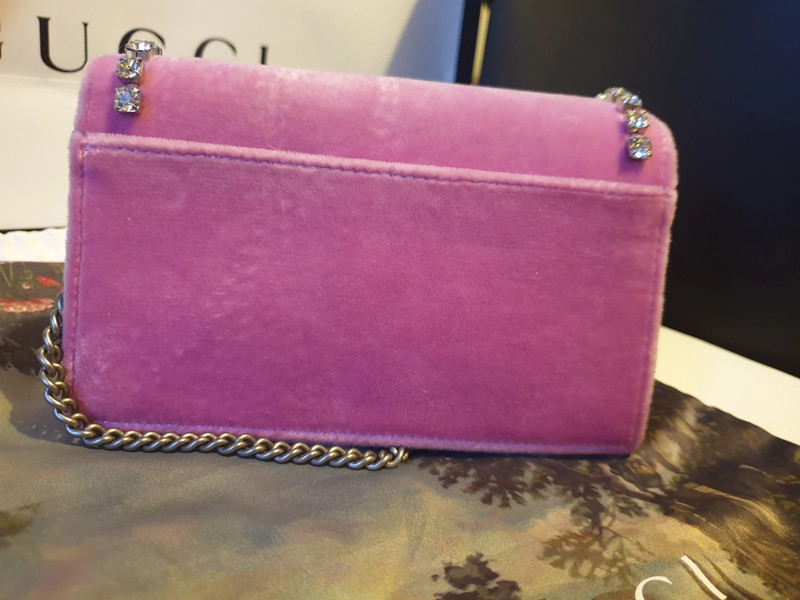 Gucci Pink Velvet Mini Dionysus Vinted