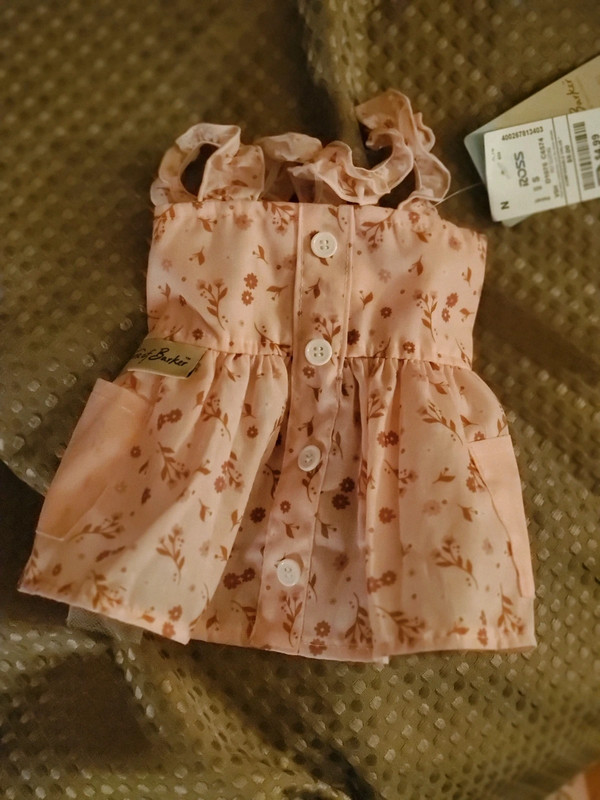 Dogs summer dress pink