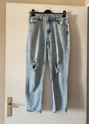 Jean troué femme, marca: Takko Fashion, estado: Muy bueno, tamaño: M / 38 / 10, 5,00 €, 5,95 € Protección al comprador incluida