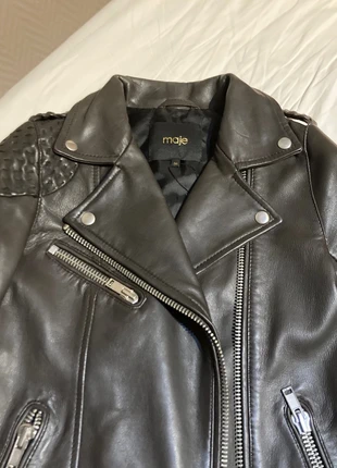 Perfecto cuir Maje marron foncé neuf, merk: Maje, staat: Nieuw met prijskaartje, maat: S / 36 / 8, € 169,00, € 178,15 inclusief Kopersbescherming