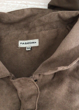 Veste beige foncé suédine , brand: Fashion Girl, condition: New without tags, size: 6XL / 52 / 24, €10.00, €11.20 includes Buyer Protection