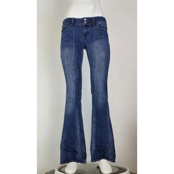 Vintage Y2K American Eagle Low Rise Flare Jeans 1