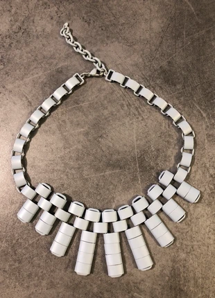 Collier design graphique Oasis femme métal peint bleu clair , brand: Oasis, condition: Very good, €12.00, €13.30 includes Buyer Protection