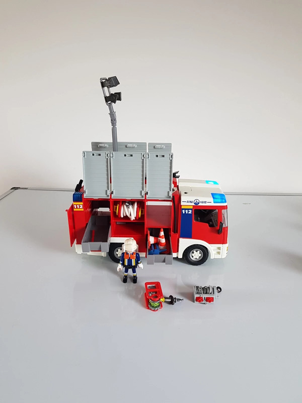 Playmobil - 4821 - Jeu de construction - Fourgon d'intervention de pompier  : : Jeux et Jouets