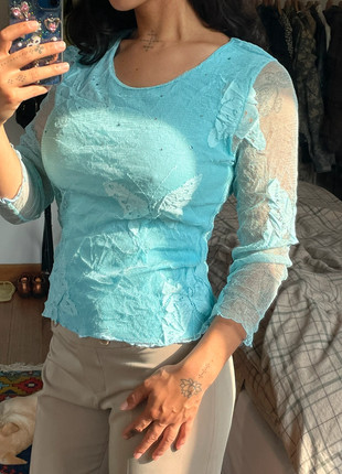 Top en mesh et dentelle, marque: Lolita, état: Très bon état, taille: S / 36 / 8, 12,00 €, 13,30 € Protection acheteurs incluse