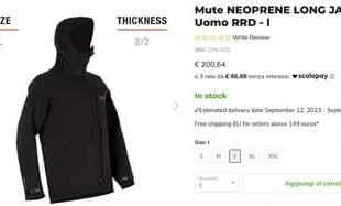 Kurtka pianka neoprenowa L, marca: RRD, estado: Novo sem etiquetas, tamanho: L, €150.00, €158.20 inclui Proteção do Comprador