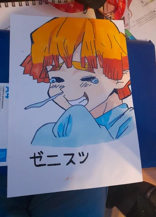 Dessin zenitsu, marque: H&M, état: Bon état, taille: M / 38 / 10, 10,00 €, 11,20 € Protection acheteurs incluse