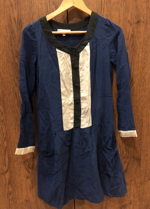 Robe légère bleu nuit, état: Très bon état, taille: S / 36 / 8, 5,00 €, 5,95 € Protection acheteurs incluse