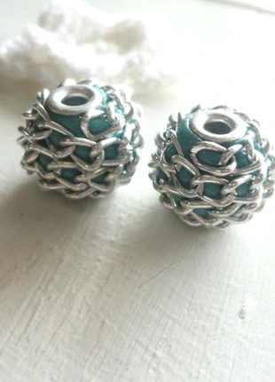perle bijoux rare, perle indonésienne, bleu ragent, loisirs, créatifs bijoux, marque: Fait Main, état: Très bon état, 5,95 €, 6,95 € Protection acheteurs incluse