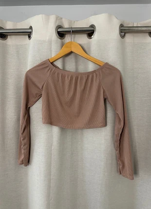 Crop top à manches longues - PrettyLittleThing -Taille : 36, marque: PrettyLittleThing, état: Bon état, taille: S / 36 / 8, 5,00 €, 5,95 € Protection acheteurs incluse