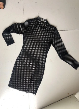Black Fishnet dress – S/M, brand: just quella, condizioni: Ottime, taglia: S / IT 40 / EU 36, €5.00, €5.95 include la Protezione acquisti