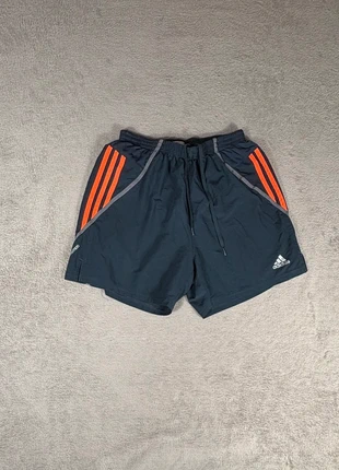 Short de bain bleu marine et orange Adidas homme taille S, marque: adidas, état: Très bon état, taille: S, 13,00 €, 14,35 € Protection acheteurs incluse
