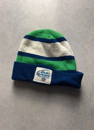Bonnet avec logo brodé NFL vintage vert bleu – Taille unique (Unisexe), marque: NFL, état: Très bon état, taille: Taille unique, 5,00 €, 5,95 € Protection acheteurs (Pro) incluse