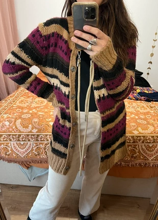 Long gilet bohème Momoni, marke: Momoni, zustand: Sehr gut, größe: S / 36 / 8, 59,00 €, 62,65 € inklusive Vinted-Käuferschutz