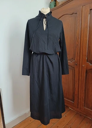 Vintage zwarte jurk, merk: Vintage, staat: Heel goed, maat: S / 36 / 8, € 8,00, € 9,10 inclusief Kopersbescherming