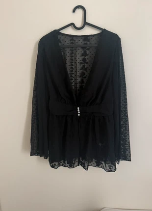 blouse transparente Shein, merk: Shein, staat: Nieuw zonder prijskaartje, maat: XXL / 44 / 16, € 7,00, € 8,05 inclusief Kopersbescherming