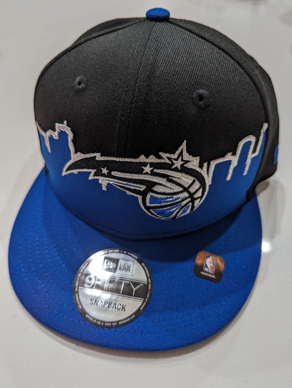 Men's New Era 9Fifty Black/Blue NBA Orlando Magic 2022 Tip-Off Snapback Hat 1