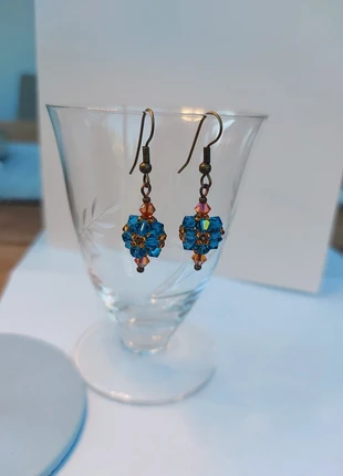 Ohrringe aus Swarovski-Kristallperlen, merk: Selfmade, staat: Nieuw zonder prijskaartje, € 5,00, € 5,95 inclusief Kopersbescherming