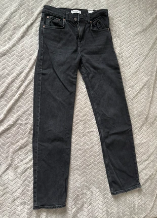Schwarze straight leg jeans von pull&bear – Größe 38, marke: Pull & Bear, zustand: Sehr gut, größe: M / 38 / 10, 10,00 €, 11,20 € inklusive Vinted-Käuferschutz