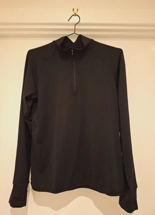 Uniqlo Black Mesh Technical Long Sleeve High Neck Zip Top Size L, brand: Uniqlo, condition: New without tags, size: L / UK 16-18, £8.00, £9.10 includes Buyer Protection