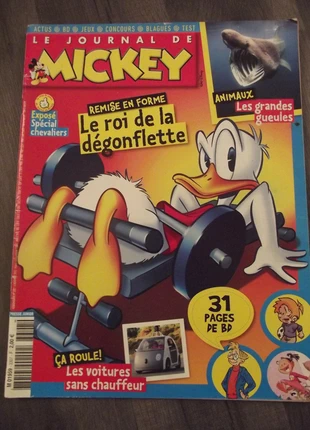 livre le journal de mickey le roi de la dégonflette nov 2015, état: Bon état, taille: 5 ans / 110 cm, 1,00 €, 1,75 € Protection acheteurs incluse