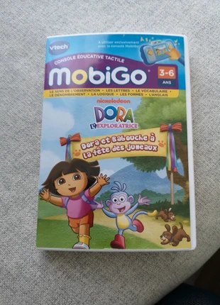 Jeu Mobigo Dora, merk: MobiGo, staat: Goed, maat: 3 jaar / 98 cm, € 2,50, € 3,33 inclusief Kopersbescherming