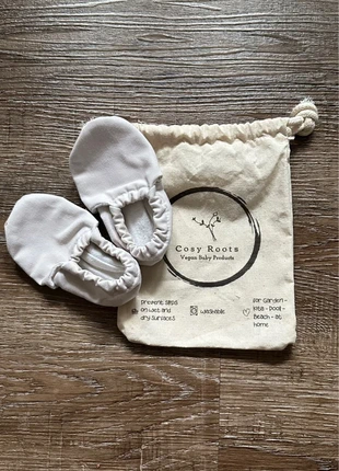 Cosy Roots vegane Babyschuhe Sand • Gr. 21 • wie neu, merk: Cosy Roots, staat: Heel goed, maat: 21, € 18,00, € 19,60 inclusief Kopersbescherming