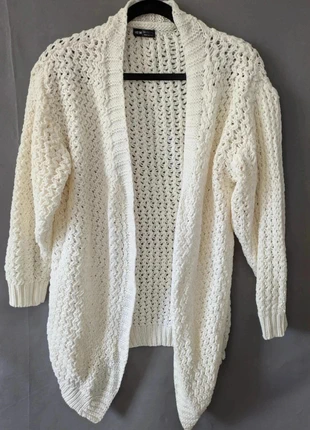 Gilet cardigan crochet blanc SHEIN femme S oversize léger, brand: Shein, condition: Good, size: S / 36 / 8, €10.00, €11.20 includes Buyer Protection