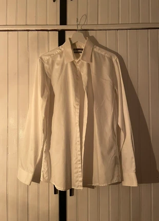 chemise brice blanche, merk: Brice, staat: Heel goed, maat: M, € 2,00, € 2,80 inclusief Kopersbescherming