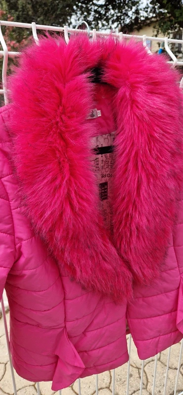 Veste fausse fourrure rose fushia - photo numéro 9
