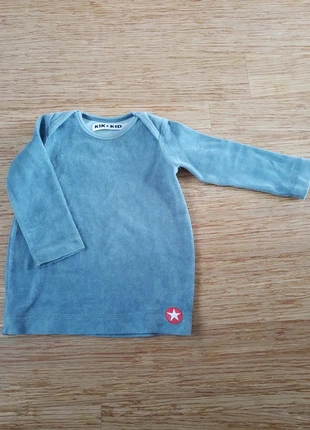 Grijs sponzen kleedje, marque: kik kid, état: Très bon état, taille: 6-9 mois / 68 cm, 3,00 €, 3,85 € Protection acheteurs incluse