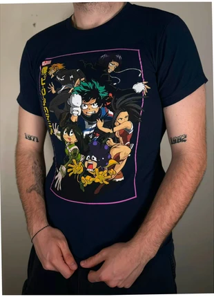 T-Shirt My Hero Acamdemia Bleu Marine S, marque: My Hero Academia, état: Très bon état, taille: S, 5,78 €, 6,77 € Protection acheteurs (Pro) incluse