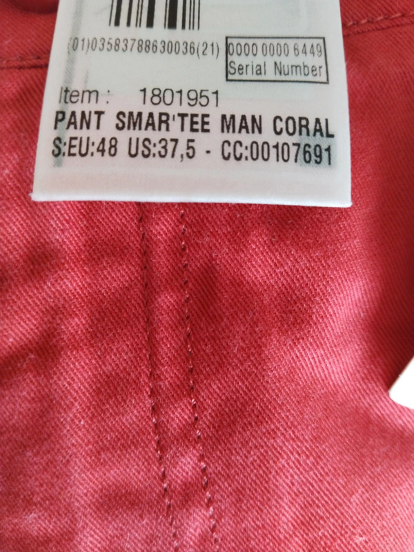 Pantalón largo chino coral 4