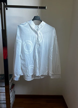 Camicia bianca in cotone con cerchio, zustand: Neu, größe: Einheitsgröße, 15,00 €, 16,45 € inklusive Vinted-Käuferschutz