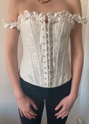 Corset blanc, staat: Nieuw zonder prijskaartje, maat: M / 38 / 10, € 20,00, € 21,70 inclusief Kopersbescherming