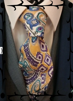 Cream and green 💚 pure silk men's tie, brand: Pure Silk, condition: Very good, £7.50, £8.58 includes Buyer Protection Pro